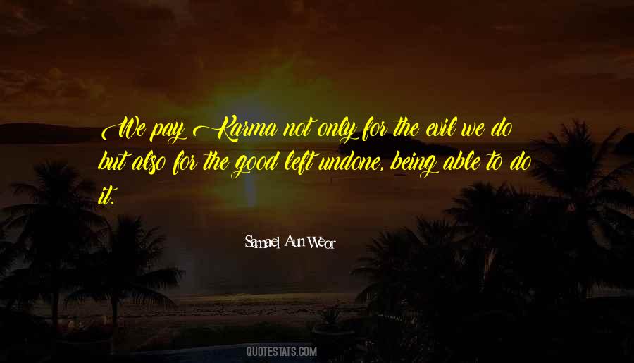 Evil Karma Quotes #603986