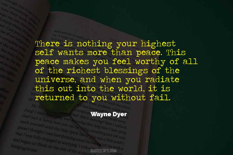 Peace And Blessings Quotes #388053