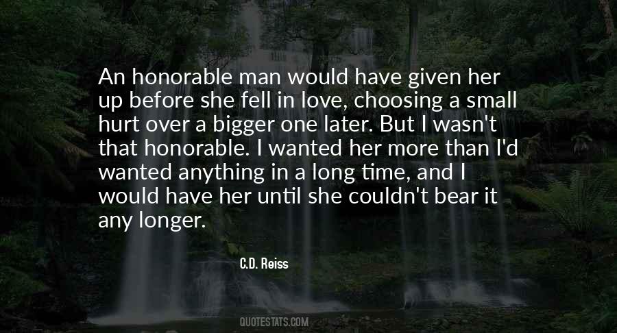 Quotes About A Hurt Man #1285600
