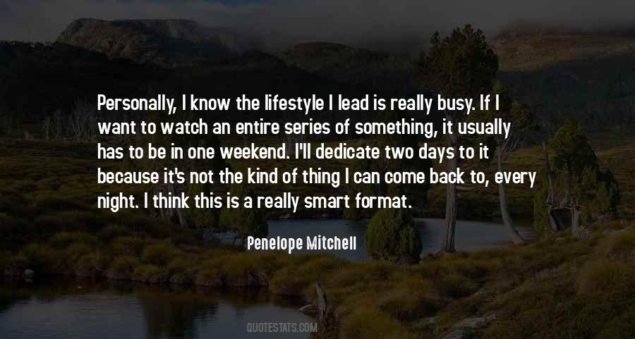 Busy Lifestyle Quotes #1404986