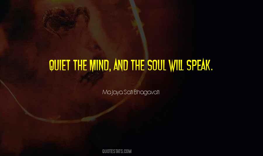 Quotes About The Mind And Soul #15207