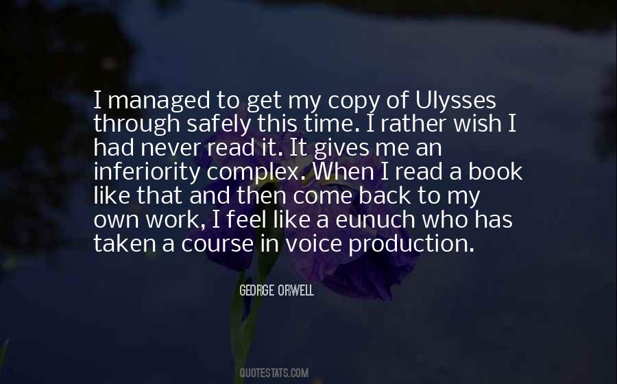 Time To Get Back To Work Quotes #1318426
