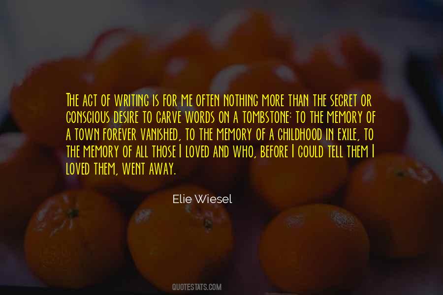 Secret Memories Quotes #1627115
