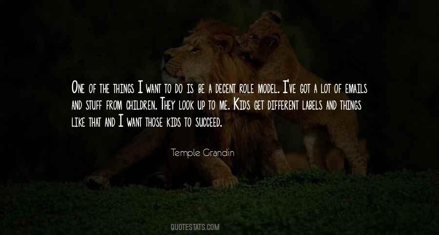 I Want To Be A Role Model Quotes #1041903