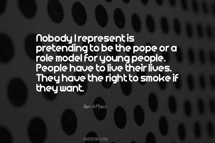 I Want To Be A Role Model Quotes #490505