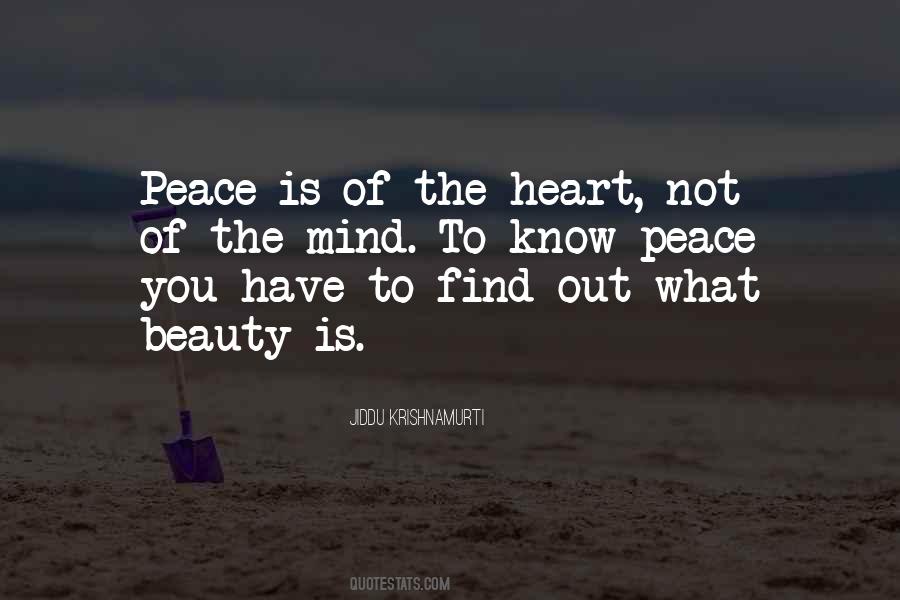 Find Peace Of Mind Quotes #1477484