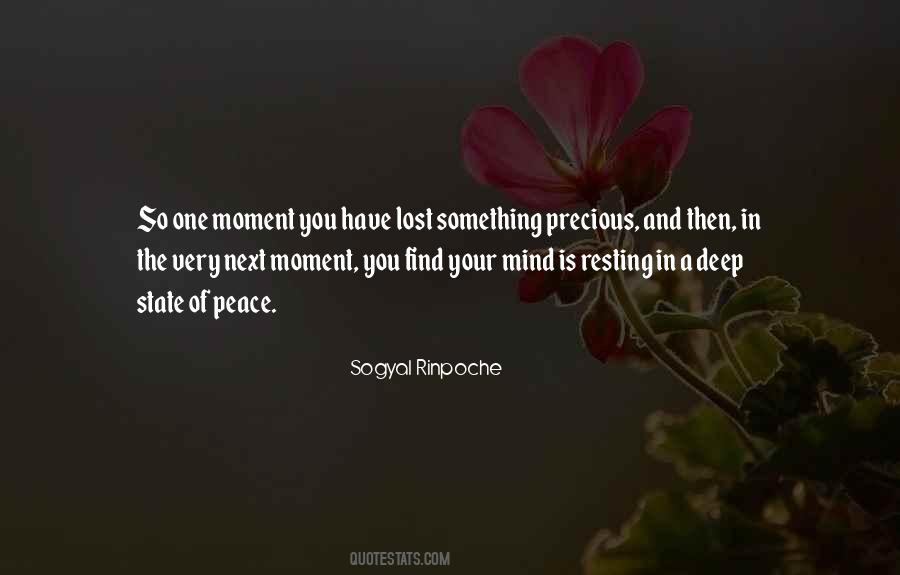 Find Peace Of Mind Quotes #1828852
