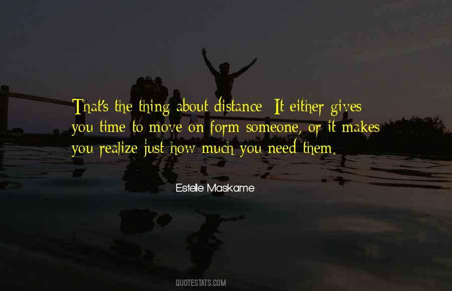 Distance Romance Quotes #1061639