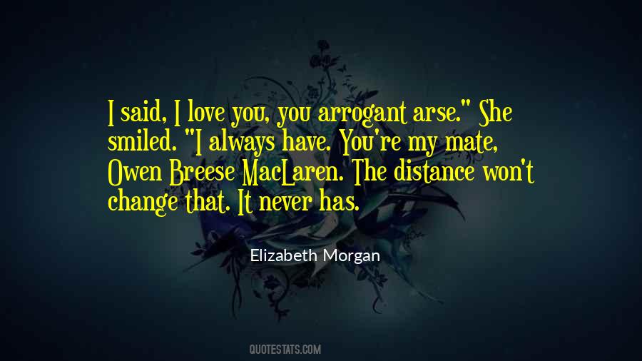 Distance Romance Quotes #1850947