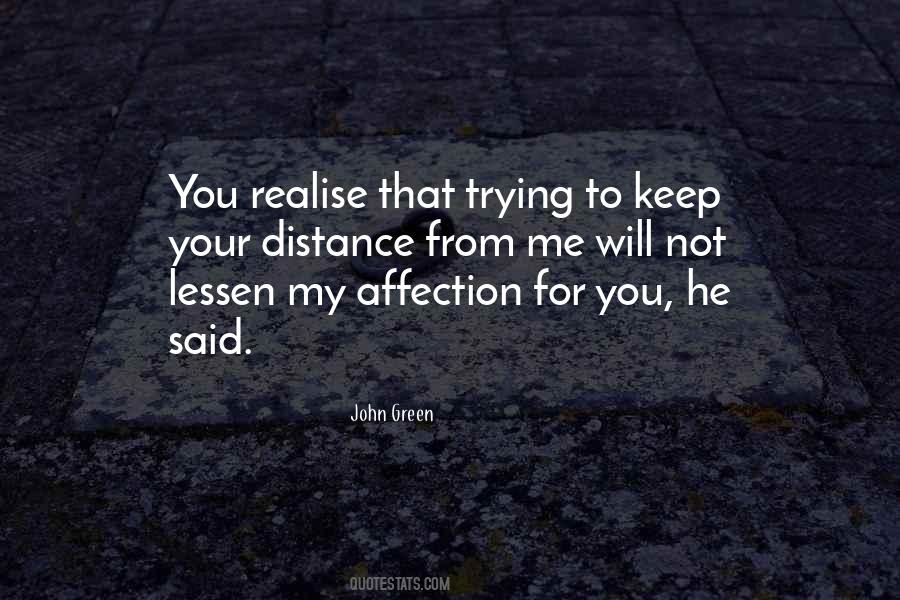 Distance Romance Quotes #664114