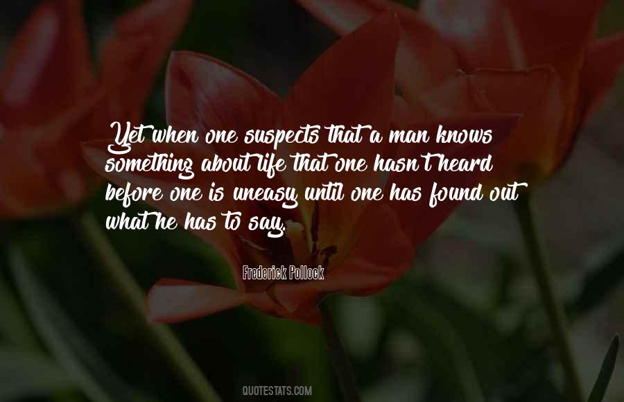 Uneasy Life Quotes #1544973