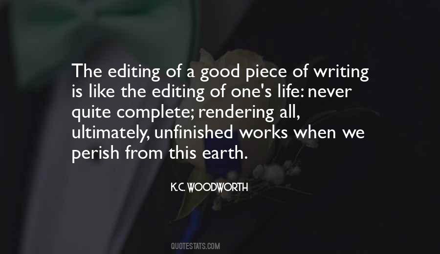 Writing Editing Quotes #1661913