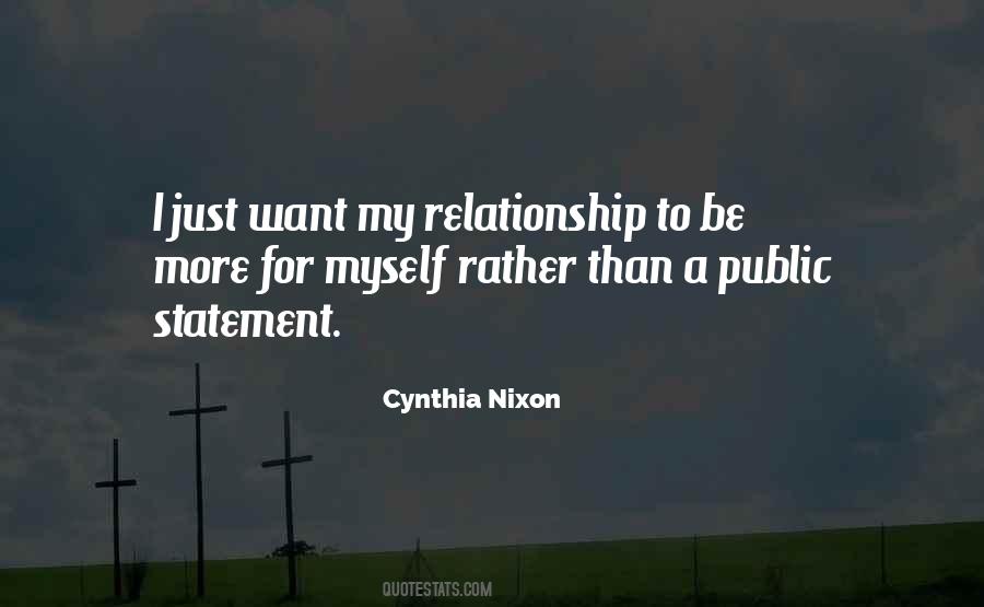 I Want A Relationship Quotes #235571