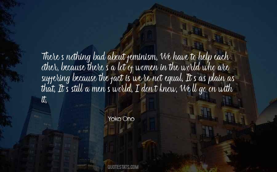 Feminism Is Not About Quotes #1441167