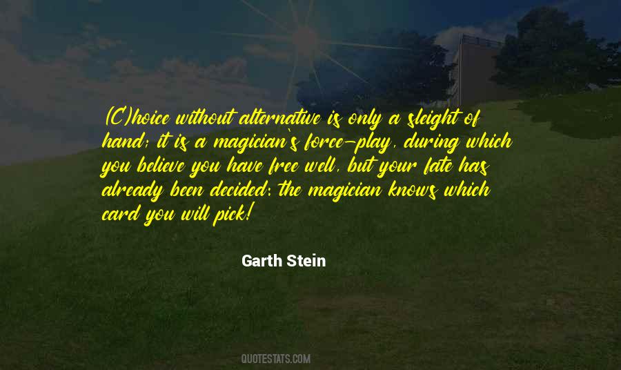 The Hand Of Fate Quotes #21154