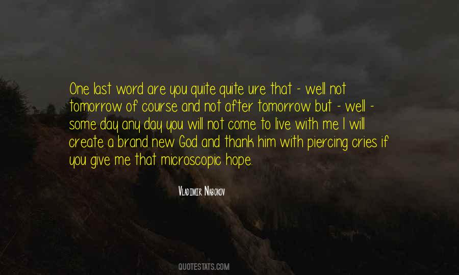 Word Of Hope Quotes #1315394