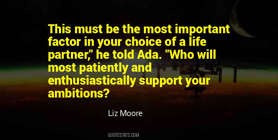 Quotes About Partner In Your Life #1419988
