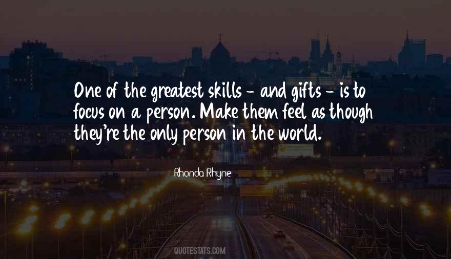One Person In The World Quotes #711360
