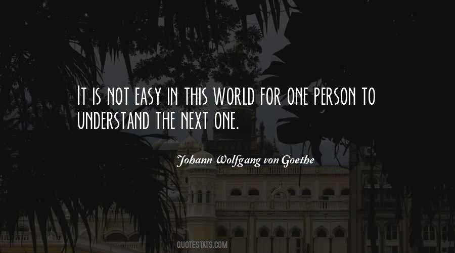 One Person In The World Quotes #99120