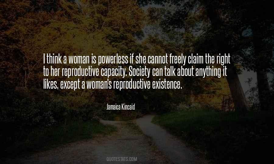 Woman Right Quotes #249653