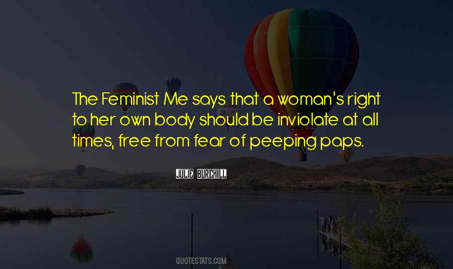Woman Right Quotes #305902