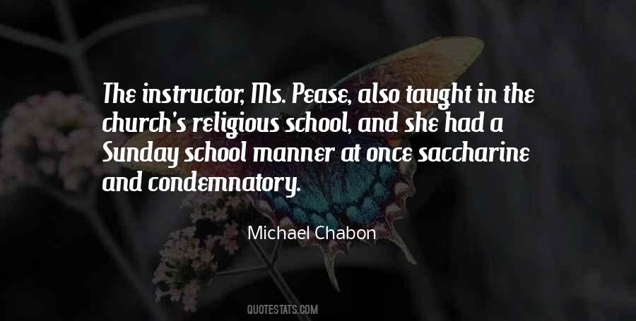 Religious School Quotes #1390999