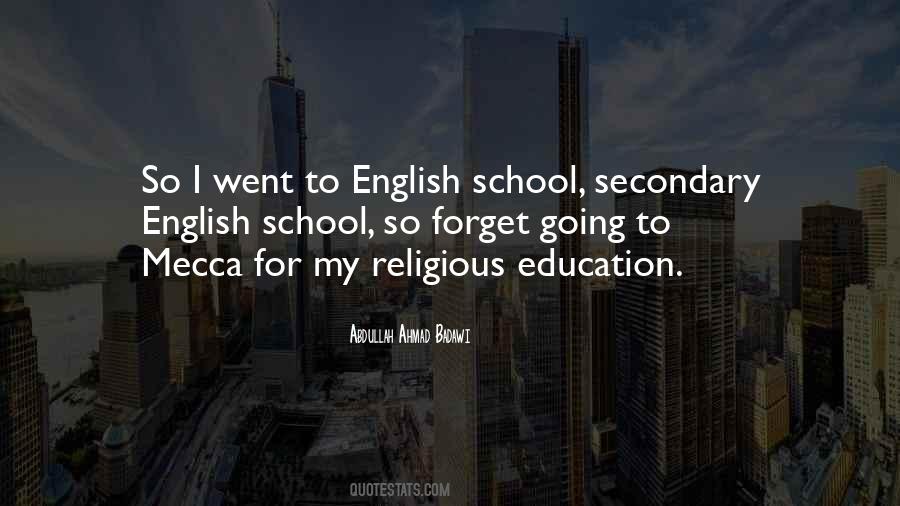 Religious School Quotes #494249