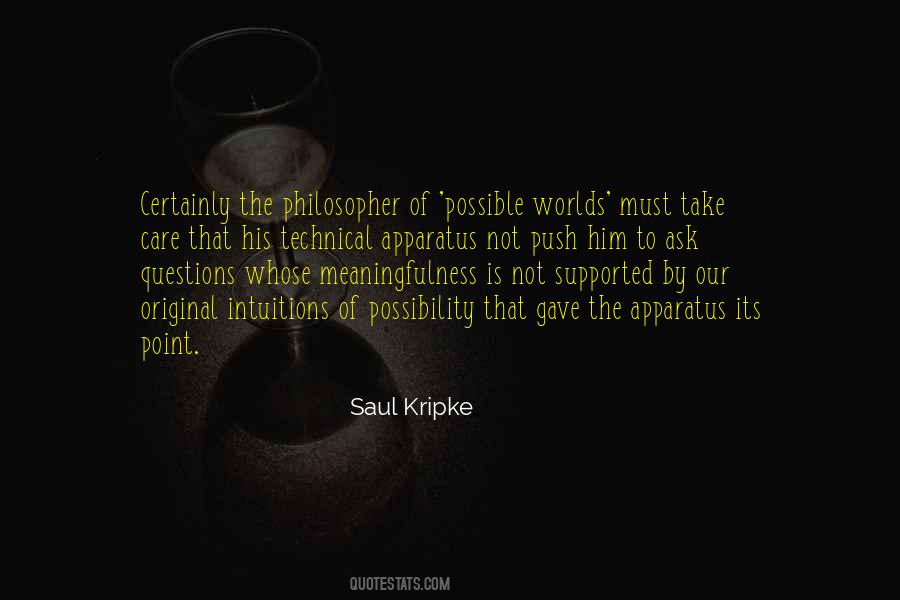 Its Not Possible Quotes #1441580