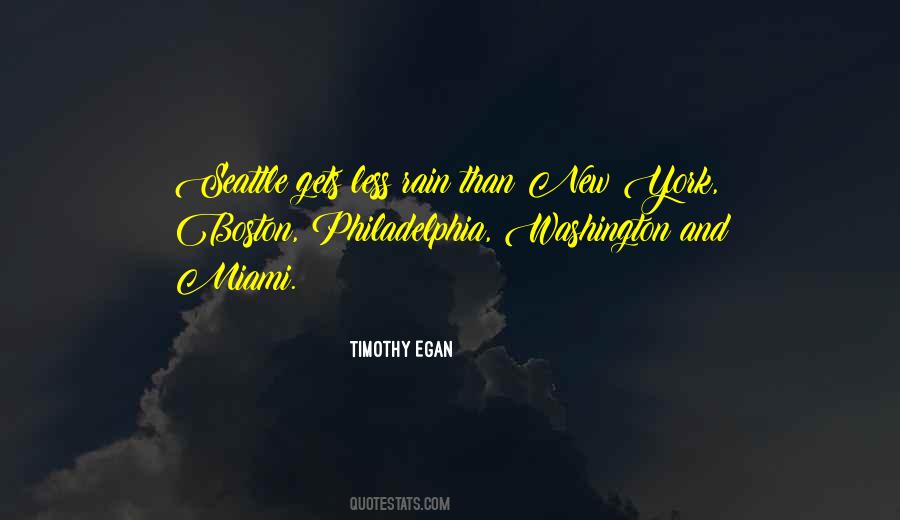 Rain In New York Quotes #208775