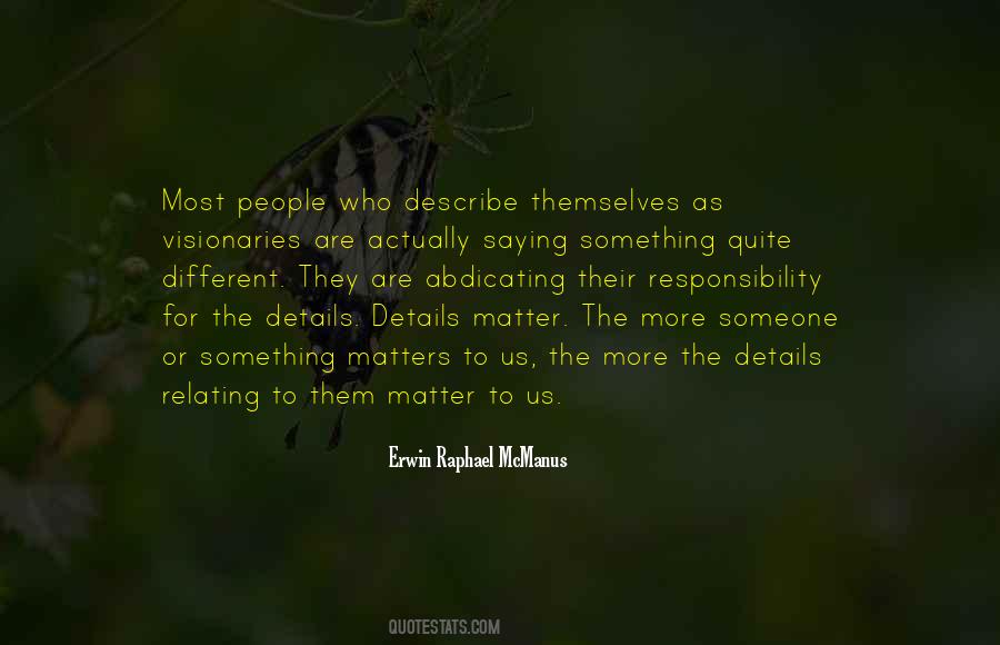 Quotes About People Who Matter #766166