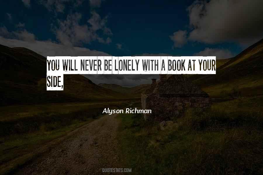 Never Be Lonely Quotes #248423