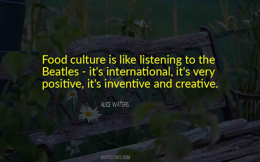 Positive Culture Quotes #1357646