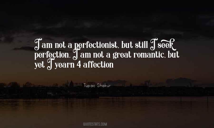 I Am Not A Perfectionist Quotes #153534