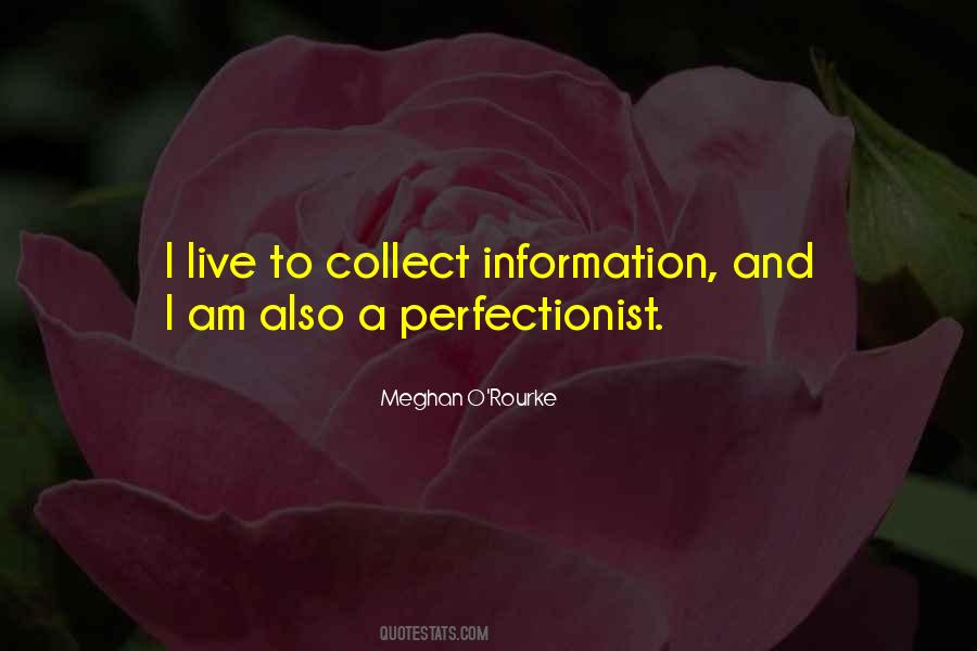 I Am Not A Perfectionist Quotes #807059