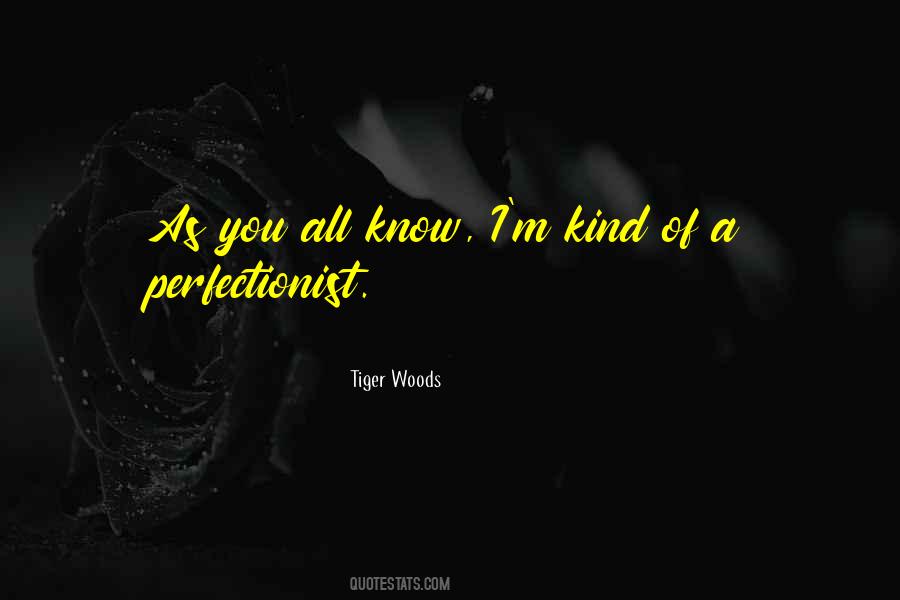 I Am Not A Perfectionist Quotes #807529