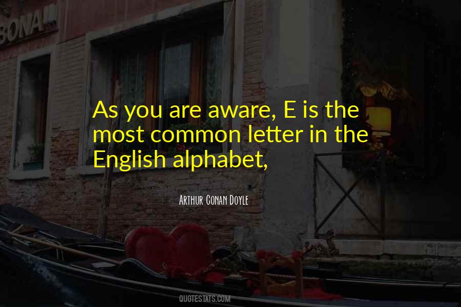 English Alphabet Quotes #434231
