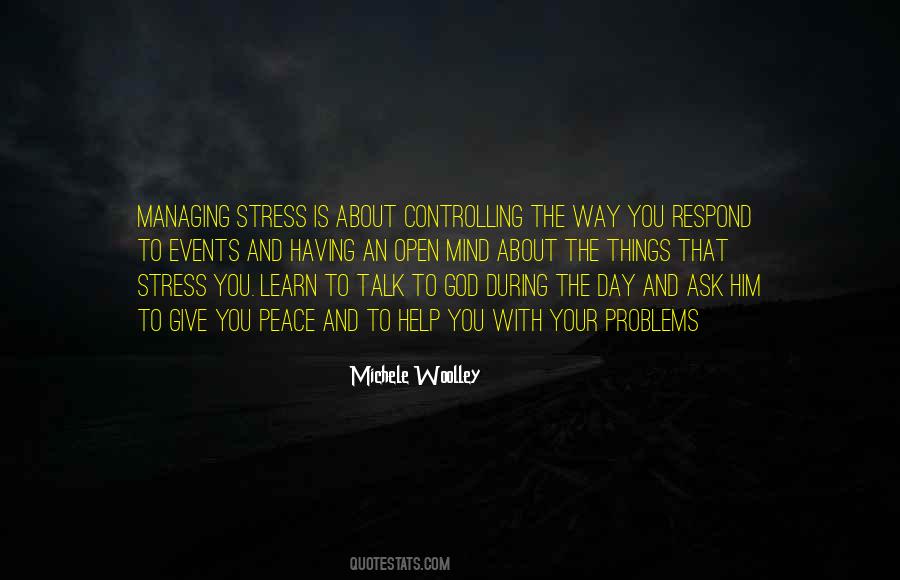 Stress God Quotes #1118418