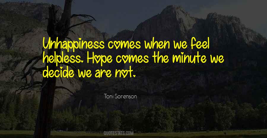 Unhappiness Life Quotes #1359711