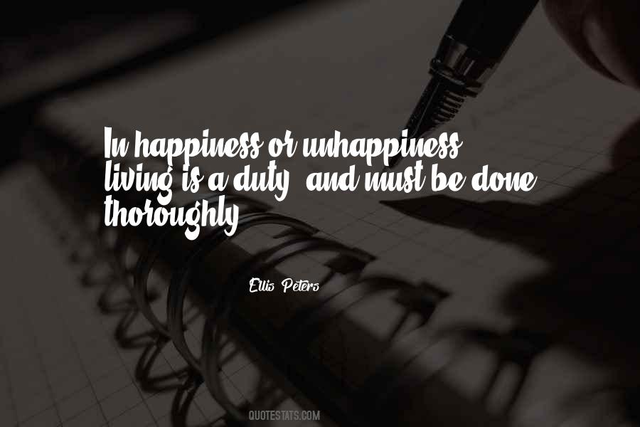 Unhappiness Life Quotes #390216