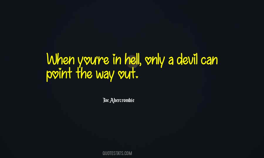 Devil Hell Quotes #327017