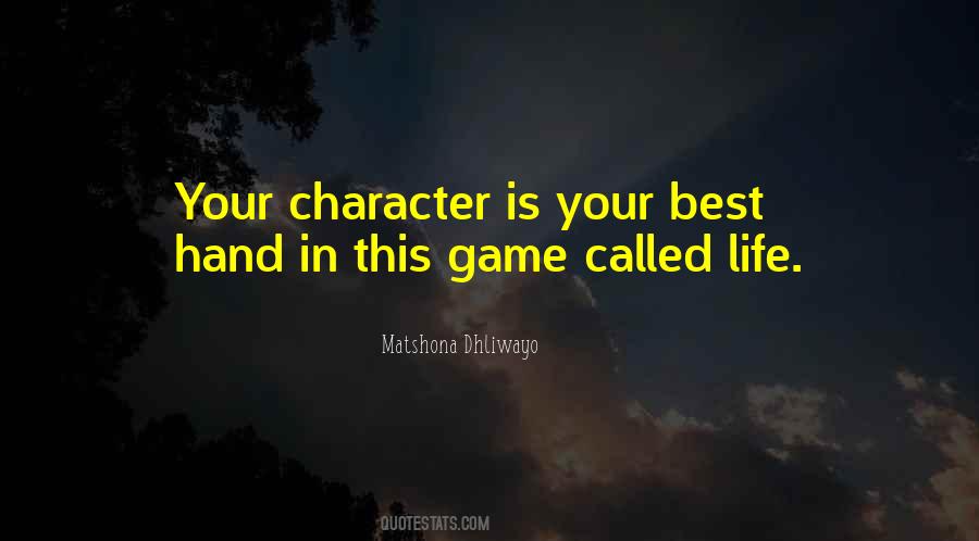 In Your Character Quotes #1075482