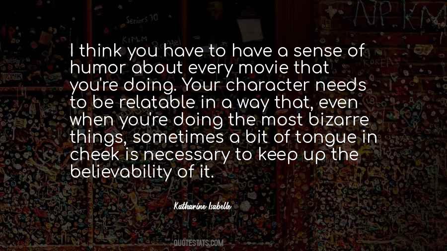 In Your Character Quotes #1076793