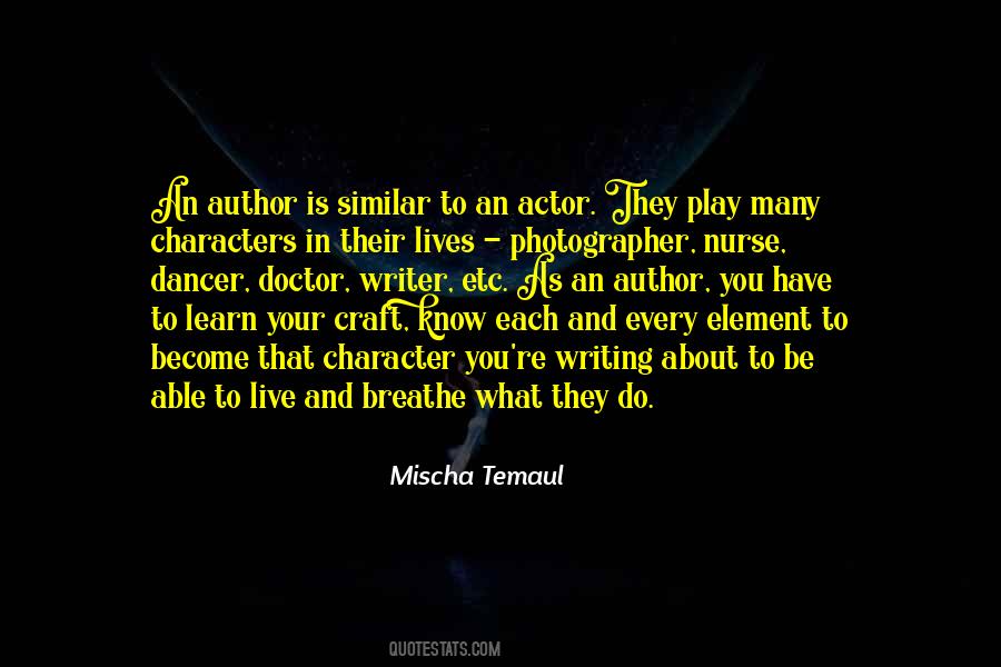 In Your Character Quotes #1534844