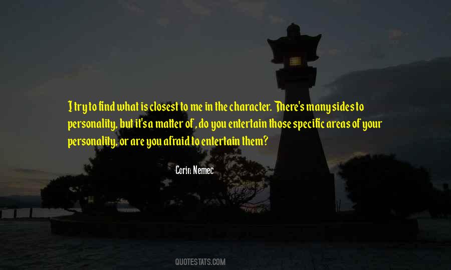 In Your Character Quotes #78596