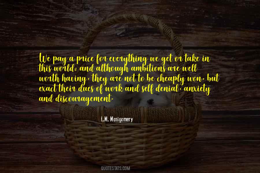 The Price We Pay Quotes #879540