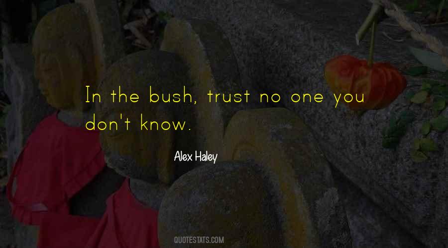 No One Trust Quotes #111671