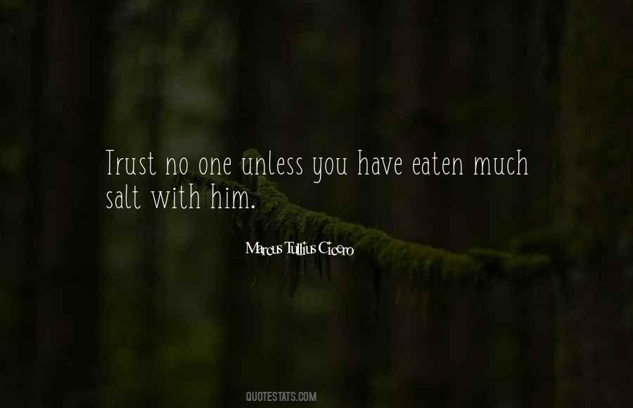 No One Trust Quotes #689540