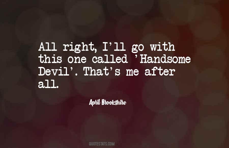 Quotes About Me Devil #311141