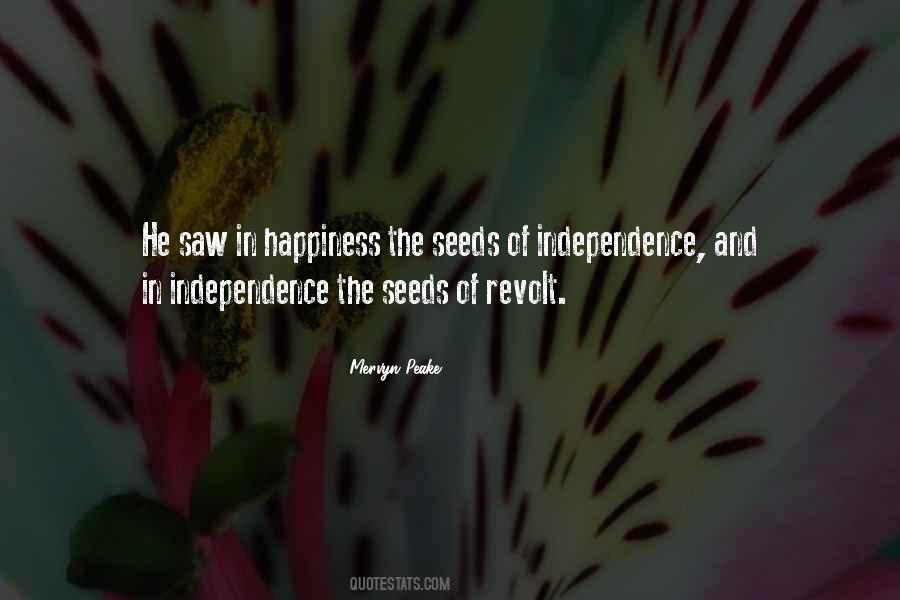Seeds Of Happiness Quotes #36377