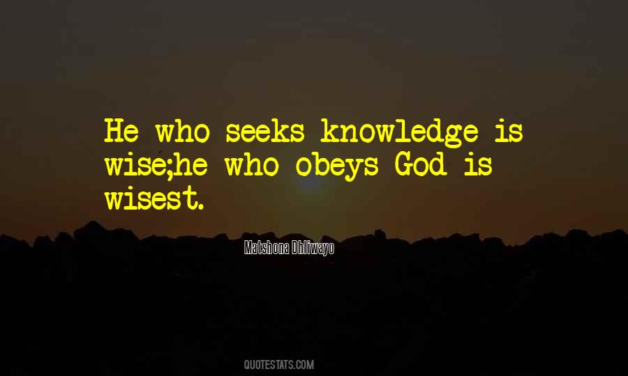 God Is Wise Quotes #1660372